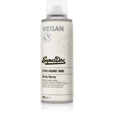 Superdry Vetiver. Bergamot. Woods. tělový sprej pro muže 200 ml - parfo.cz