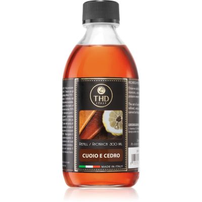 THD Ricarica Cuoio E Cedro náplň do aroma difuzérů 300 ml - parfo.cz