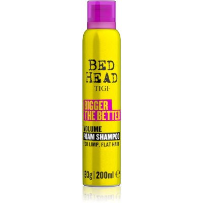 TIGI Bed Head Bigger the Better pěnový šampon pro objem vlasů 200 ml - parfo.cz