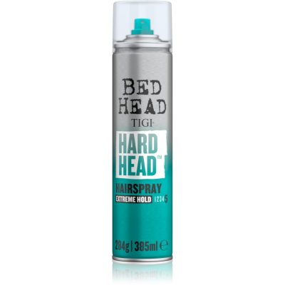 TIGI Bed Head Hard Head lak na vlasy s extra silnou fixací 385 ml - parfo.cz