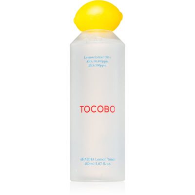 TOCOBO AHA BHA Lemon Toner rozjasňující tonikum pro sjednocení barevného tónu pleti 150 ml - parfo.cz