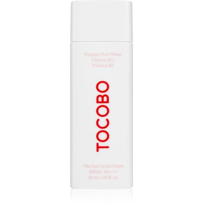 TOCOBO Vita Tone Up Sun Cream lehký ochranný gel-krém pro sjednocení barevného tónu pleti SPF 50+ 50 ml - parfo.cz
