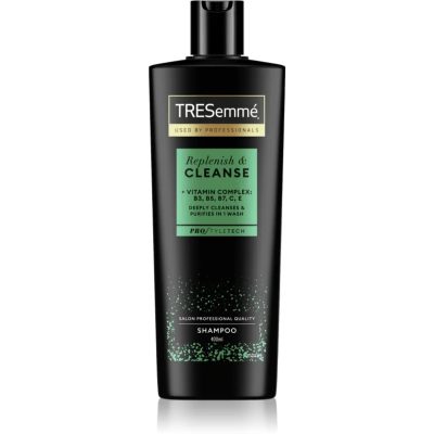 TRESemmé Replenish & Cleanse šampon pro mastné vlasy s vitamíny Pro Style Technologie™ 400 ml - parfo.cz