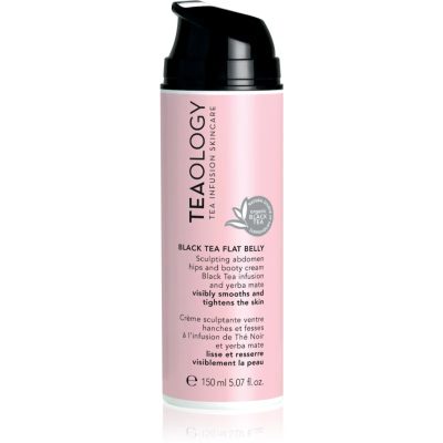 Teaology Body Black Tea Flat Belly Cream zeštíhlující krém 150 ml - parfo.cz