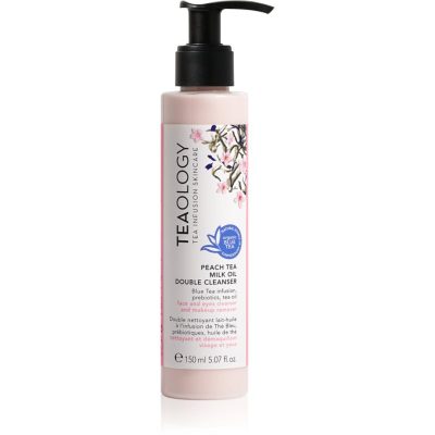 Teaology Cleansing Peach Tea Milk Oil Double Cleanser odličovací mléko s olejem 150 ml - parfo.cz