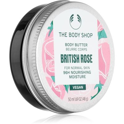 The Body Shop British Rose Body Butter tělové máslo s vyživujícím účinkem 50 ml - parfo.cz