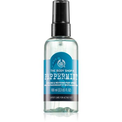 The Body Shop Peppermint Foot Spray sprej na nohy s chladivým účinkem 100 ml - parfo.cz