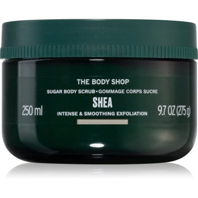 The Body Shop Shea Body Scrub cukrový tělový peeling s bambuckým máslem 240 ml - parfo.cz