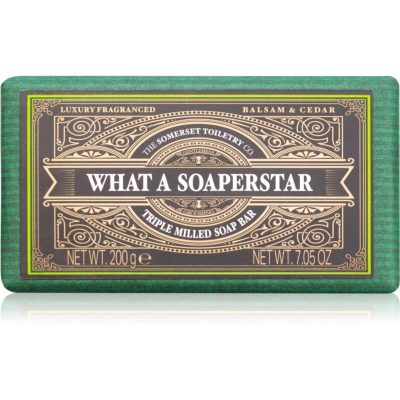 The Somerset Toiletry Co. Distinguished Gentlemen Soap Bar tuhé mýdlo pro muže Balsam & Cedar 200 g - parfo.cz