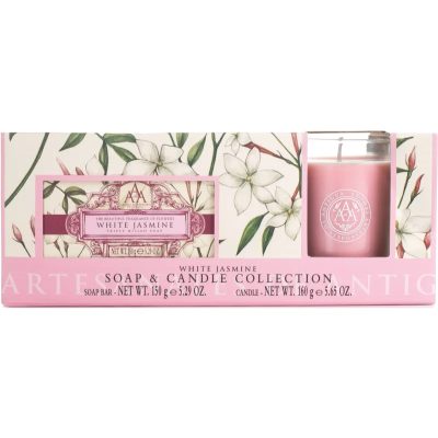 The Somerset Toiletry Co. Soap & Candle Collection dárková sada White Jasmine - parfo.cz