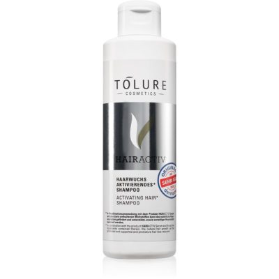 Tolure Cosmetics HairActiv Activating Shampoo aktivační šampon pro růst vlasů a posílení od kořínků 200 ml - parfo.cz