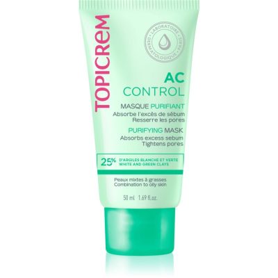 Topicrem AC Purifying Mask hloubkově čisticí maska pro mastnou a smíšenou pleť 50 ml - parfo.cz
