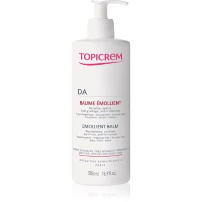Topicrem AD Emollient Balm pečující tělový balzám pro velmi suchou citlivou a atopickou pokožku 500 ml - parfo.cz
