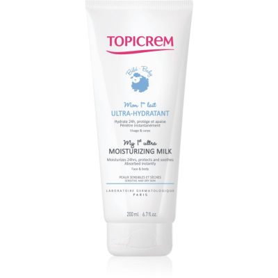 Topicrem BABY My 1st Ultra-Moisturizing Milk hydratační mléko na tělo a obličej pro suchou a citlivou pokožku 200 ml - parfo.cz