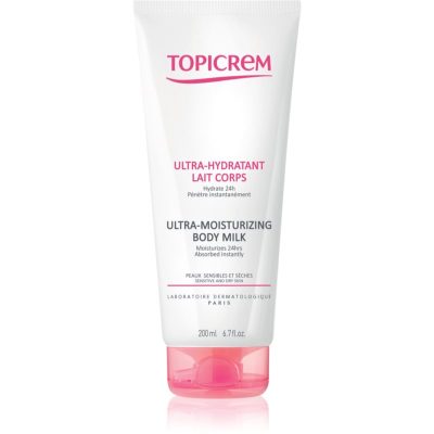 Topicrem UH BODY Ultra-Moisturizing Body Milk hloubkově hydratační tělové mléko pro suchou a citlivou pokožku 200 ml - parfo.cz