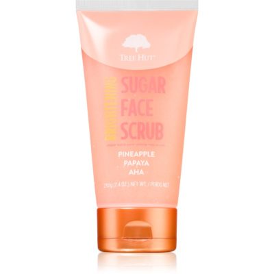 Tree Hut Brightening Pineapple & Papaya pleťový peeling na obličej 210 g - parfo.cz
