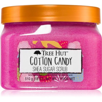 Tree Hut Cotton Candy Shea Sugar Scrub cukrový tělový peeling 510 g - parfo.cz