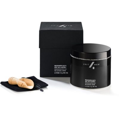 Unit4Men Bath Set Citrus & Musk koupelová sůl s regeneračním účinkem 700 g - parfo.cz