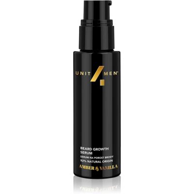 Unit4Men Beard Growth Serum Amber&Vanilla sérum 30 ml - parfo.cz
