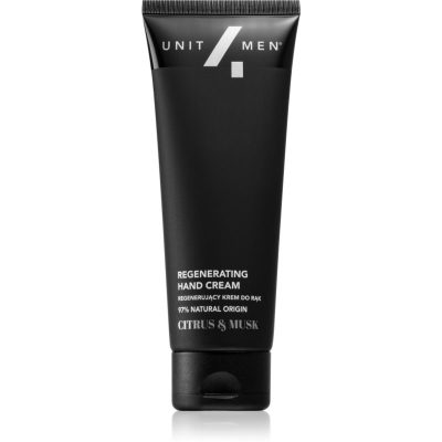 Unit4Men Regenerating hand cream regenerační krém na ruce Citrus and Musk 75 ml - parfo.cz