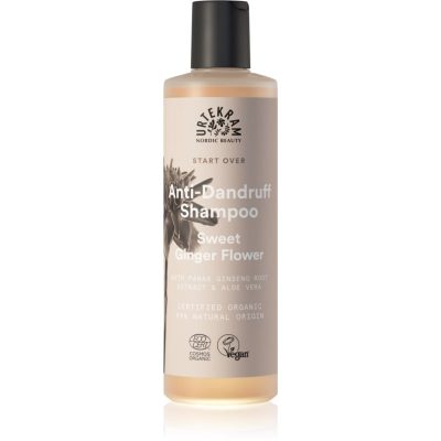 Urtekram Sweet Ginger Flower hydratační šampon proti lupům s výtažky z aloe a zázvoru 250 ml - parfo.cz