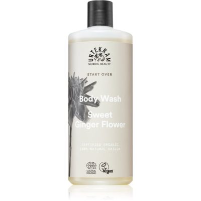 Urtekram Sweet Ginger Flower jemný sprchový gel s výtažky z aloe a zázvoru 500 ml - parfo.cz