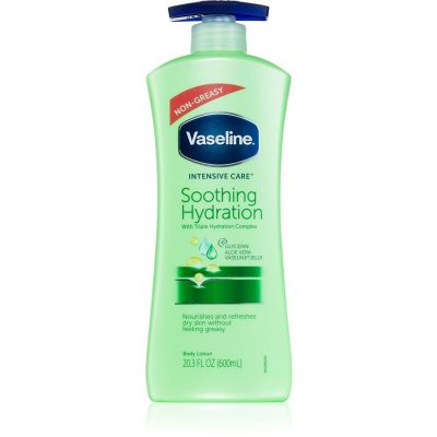 Vaseline Intensive Care zklidňující tělové mléko s pumpičkou Aloe Fresh 600 ml - parfo.cz