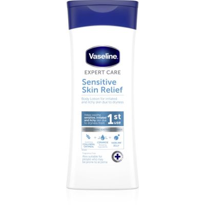Vaseline Sensitive Skin Relief hydratační tělové mléko pro suchou a svědící pokožku 400 ml - parfo.cz
