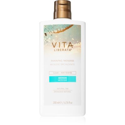 Vita Liberata Tanning Mousse Clear samoopalovací pěna na tělo odstín Medium 200 ml - parfo.cz