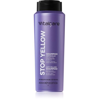 Vitalcare Professional Stop Yellow fialový šampon pro blond a šedivé vlasy 400 ml - parfo.cz