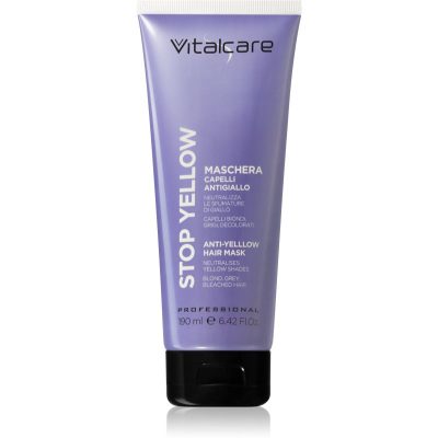 Vitalcare Professional Stop Yellow maska pro blond a šedivé vlasy 190 ml - parfo.cz