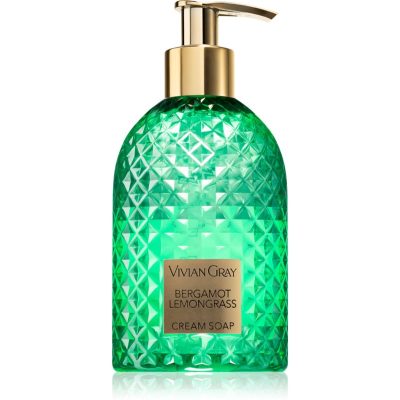 Vivian Gray Gemstone Bergamot & Lemongras krémové mýdlo 300 ml - parfo.cz