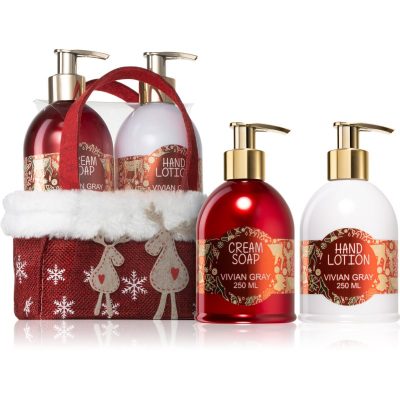Vivian Gray Red Christmas dárková sada na ruce - parfo.cz