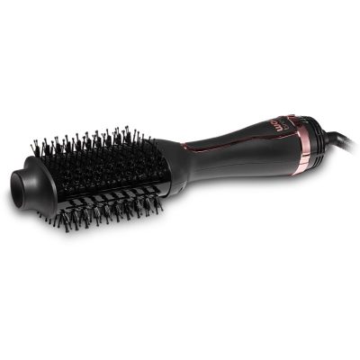 Wad Bravis Oval Hair Brush Dryer kulmofén Black/Rose Gold 1 ks - parfo.cz