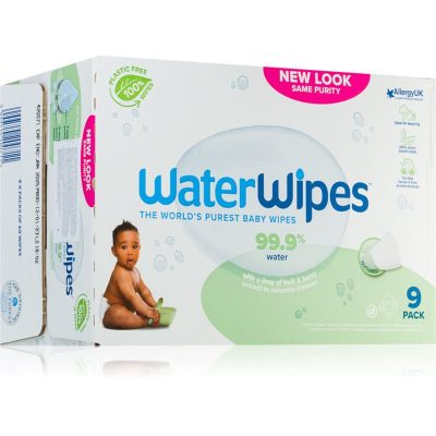 Water Wipes Baby Wipes Sopaberry 9 Pack dětské jemné vlhčené ubrousky 9x60 ks - parfo.cz