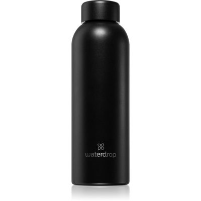 Waterdrop Thermo Steel nerezová láhev na vodu barva Black Matt 600 ml - parfo.cz