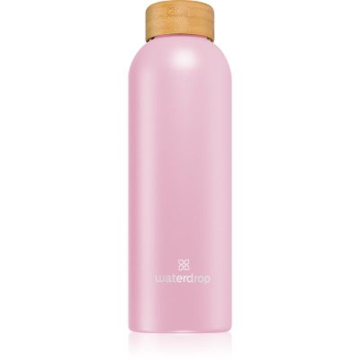 Waterdrop Thermo Steel nerezová láhev na vodu barva Pastel Pink Matt 600 ml - parfo.cz