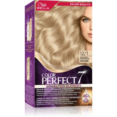 Wella Color Perfect barva na vlasy odstín 12/1 Ultra Light Ash Blonde 1 ks - parfo.cz