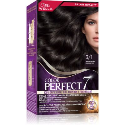 Wella Color Perfect barva na vlasy odstín 3/1 Dark Ash Brown 1 ks - parfo.cz