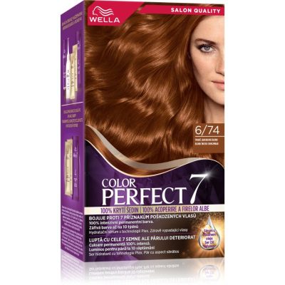 Wella Color Perfect barva na vlasy odstín 6/74 Dark Blonde Amber 1 ks - parfo.cz