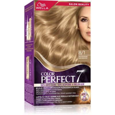 Wella Color Perfect barva na vlasy odstín 8/1 Light Ash Blonde 1 ks - parfo.cz