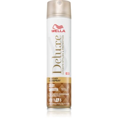Wella Deluxe Silky Smooth regenerační lak na vlasy pro extra silnou fixaci 250 ml - parfo.cz