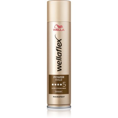 Wella Wellaflex Power Hold Form & Finish lak na vlasy s extra silnou fixací pro přirozenou fixaci 250 ml - parfo.cz