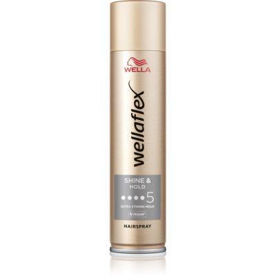 Wella Wellaflex Shiny Hold lak na vlasy s extra silnou fixací pro lesk 250 ml - parfo.cz