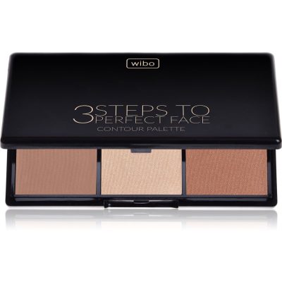 Wibo 3 Steps To Perfect Face  Dark konturovací paletka na obličej 10 g - parfo.cz