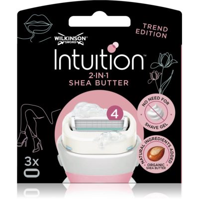 Wilkinson Sword Intuition 2in1 Shea Butter náhradní břity 3 ks - parfo.cz