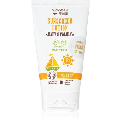 WoodenSpoon Baby & Family ochranné opalovací mléko SPF 30 150 ml - parfo.cz