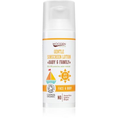WoodenSpoon Baby & Family ochranné opalovací mléko SPF 30 50 ml - parfo.cz