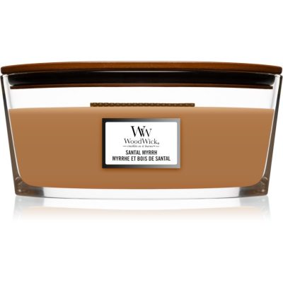 Woodwick Santal Myrrh vonná svíčka s dřevěným knotem (hearthwick) 453