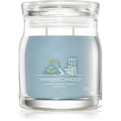 Yankee Candle A Calm & Quiet Place vonná svíčka Signature 368 g - parfo.cz